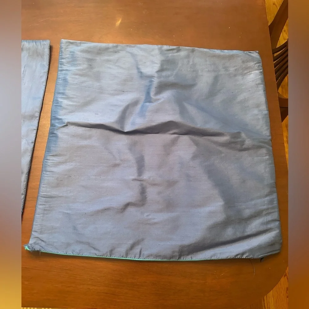 Set of Two Royal/Bright blue pillow covers
